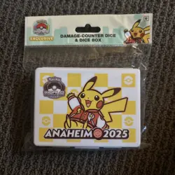 Pokemon World Championships 2025 Anaheim Dice Damage Counter Box New Sealed - Image 1