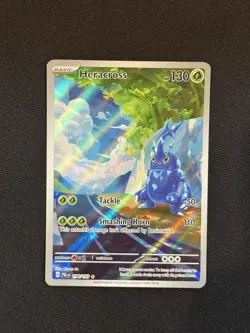 Pokemon Card - Heracross Paldea Evolved 194/193 Illustration Rare - Image 1