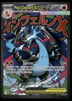 Pokemon Cards Mega Charizard X ex 023 Mega Evolutions Promo NM *1 - Image 1