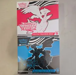 2 Pokemon TCG SV10.5 Black Bolt & White Flare Elite Trainer Box Bundle Sealed - Image 1