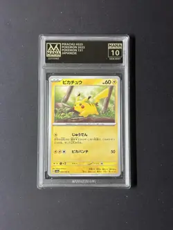MANA Gem Mint 10 Pikachu 025/165 Sv2a: Pokemon Card 151 Regular (Japanese) - Image 1