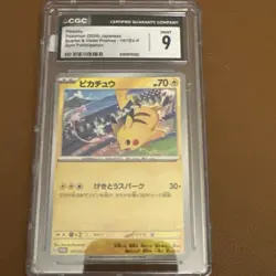 Pokemon Pikachu Scarlet & Violet Promos 197/SV-P Japanese Promo CGC 9 Mint 70HP - Image 1