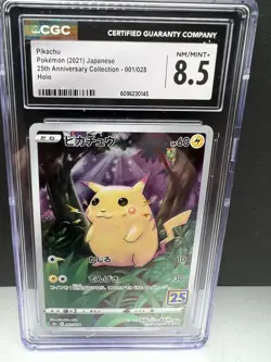 🔥🔥CGC 8.5 Pikachu 001/028 25th Anniversary Collection Holo Pokemon Card🔥🔥 - Image 1
