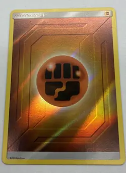 Pokemon TCG Fighting Energy Hidden Fates 2019 Reverse Holo LP - NM - Image 1