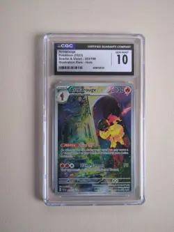 Armarouge 203/198 SV01 Scarlet & Violet CGC 10 Illustration Rare Holo Pokemon - Image 1
