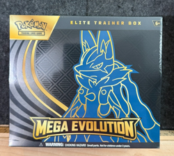 Pokemon TCG Mega Evolution Elite Trainer Box ETB Lucario FACTORY SEALED - Image 1