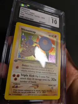 Pokemon Hitmontop 3/75 Neo Discovery 1st Ed Holo Rare PSA/CGC 10 Gem Mint! - Image 3