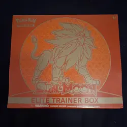 Pokemon TCG Sun & Moon Elite Trainer Box English 2017 Solgaleo Booster - Image 1