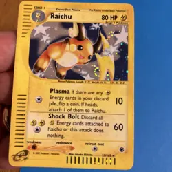 Raichu 25/165 - Expedition Holo Rare - Swirl 🔥🔥 - Pokemon TCG - Image 2