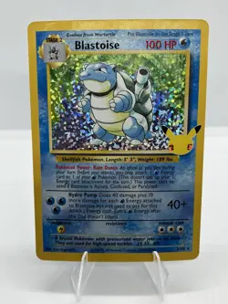 Blastoise 2/102 - Pokemon Celebrations: Classic Collection Holo NM - Image 1