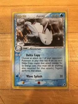 Togetic Delta Species 11/101 Pokemon Ex Dragon Frontiers Reverse Holo LP - Image 1