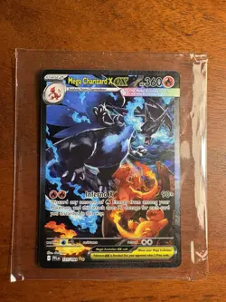 NM+ Mega Charizard ex 125/094 From Phantasmal Flames Pokemon TCG - Image 1