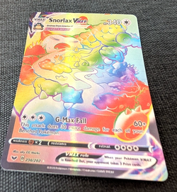 2020 Pokemon Sword & Shield #142 Snorlax VMAX Full Art Holo Ultra Rare PSA 9 - Image 1