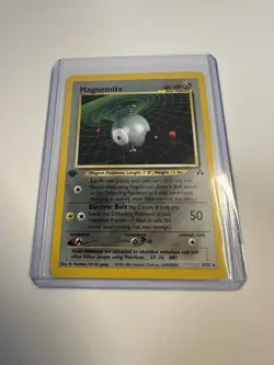 Pokemon Magnemite Neo Discovery 1st Edition Holo Rare #7 Mint - Image 3