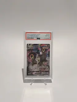 2022 POKEMON SWORD & SHIELD BRILLIANT STARS #TG23 FULL ART/UMBREON VMAX PSA 10 - Image 1
