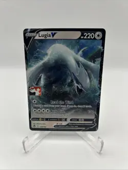138/195 Lugia V Prize Pack Series Stamped Play Pokemon TCG Silver Tempest - Image 1