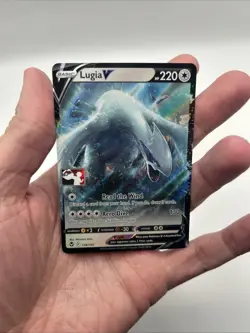 138/195 Lugia V Prize Pack Series Stamped Play Pokemon TCG Silver Tempest - Image 3