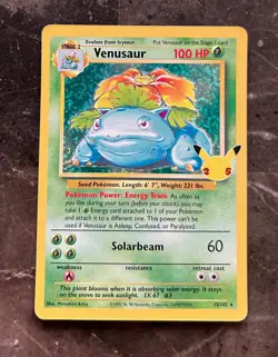 Pokemon CELEBRATIONS - OFF CENTER - VENUSAUR HOLO 15/102 Classic Collection - OC - Image 1