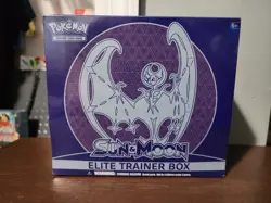 Pokemon Sun And Moon Base Lunala Elite Trainer Box Sealed ETB Sun & Moon - Image 1
