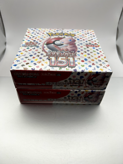 Pokemon 151 Japanese Booster Box 2x Factory Sealed w/ Shrink Wrap 4521329346038 - Image 1