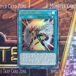 1x Favorite Hero - Ultra Rare - LED6-EN015 - 1st Ed - LP - Image 1