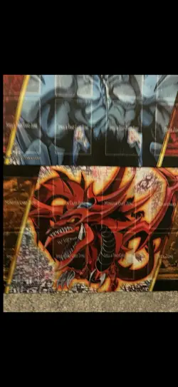 Yugioh Set of All 3 Battle Pack 2 War of the Giants Playmats!! Slifer Obelisk Ra - Image 4