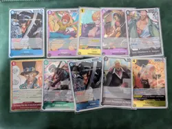 Cartes One Piece FR- Lot Rare OP13 X10 Lot 2 - Image 1