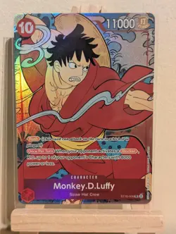 Monkey D Luffy ST10-006 Alt Rare One Piece Card Game English 1st Anniversary - Image 1