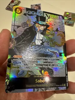 One Piece CCG Sabo Manga English Op04-083 Alternate Art Custom Card - Image 3