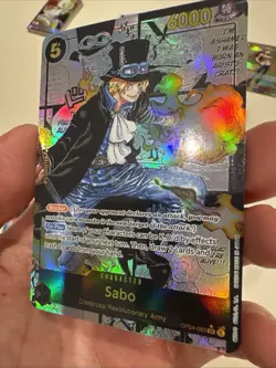 One Piece CCG Sabo Manga English Op04-083 Alternate Art Custom Card - Image 5