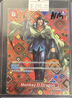 Monkey D. Dragon SP OP07-015 Emperors in the New World ONE PIECE - English NM - Image 1