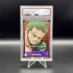PSA 10 Roronoa Zoro Romance Dawn OP01-001 Japanese One Piece Card - Image 1