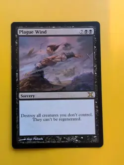 Plague Wind. Tenth Editon rare Sorcery MTG Card. - Image 1
