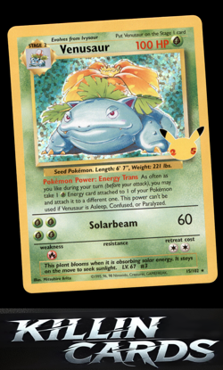 Venusaur 15/102 Pokemon Classic Collection Celebrations: Classic Collection Card - Image 1