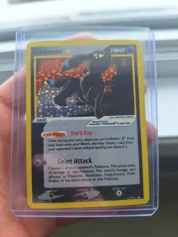 Umbreon GOLD STAR CUSTOM Fan Art, DIY Custom Card, For Display Only - Image 2