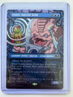 Krang, Master Mind (Showcase) #0230 FOIL Teenage Mutant Ninja Turtles NM ENG MTG - Image 1