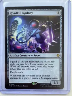 Roadkill Rodney #0041 Non-Foil Teenage Mutant Ninja Turtles NM ENG MTG - Image 1