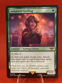 Delighted Halfling 158 MTG NM - ltr - Image 1