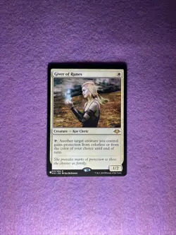 1X - MTG - Giver of Runes - The List 013/254 - Regular Rare - PACK FRESH - - Image 1