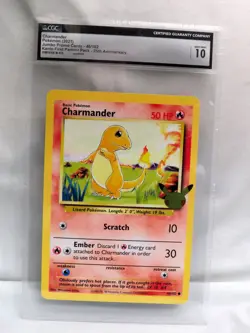 Jumbo Size 2021 Pokemon Charmander 46/102 CGC 10 Gem Mint 30436675 - Image 1