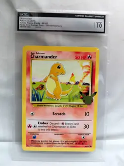 Jumbo Size 2021 Pokemon Charmander 46/102 CGC 10 Gem Mint 30436675 - Image 2