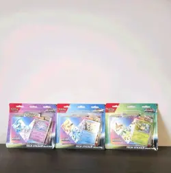 Pokemon TCG Prismatic Evolutions Tech Sticker Collection Blister Set of 3 Sealed - Image 1
