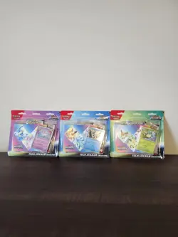 Pokemon TCG Prismatic Evolutions Tech Sticker Collection Blister Set of 3 Sealed - Image 5