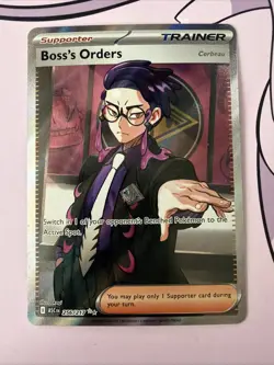 Pokemon Boss's Orders 256/217 Ascended Heros Full Art Trainer - Image 1