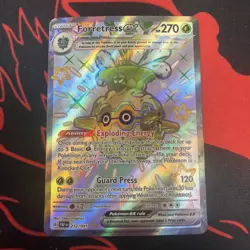 Forretress ex 212/091 Pokemon Paldean Fates Shiny Ultra Rare Near Mint - Image 1