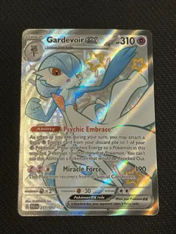Pokemon TCG Paldean Fates 217/091 Gardevoir Ex Ultra Rare - NM - Image 1