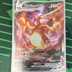 Pokemon Charizard VMAX SWSH261 Promo Holo Black Star VMAX Sword & Shield Card - Image 1