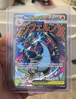 MEGA CHARIZARD X ex 023 Mega Evolutions SIR Black Star Promo Pokemon NM - Image 2
