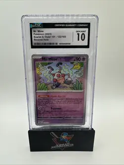 POKEMON 2023 MR. MIME SCARLET AND VIOLET 151 122/165 GEM MINT 10 - Image 3