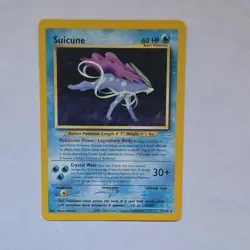 Pokemon Suicune 60 HP Rare Regular Unlimited 27/64 Neo Revelation TCG - Image 1